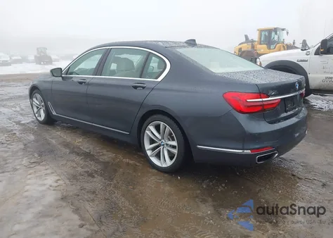 2016 BMW 750I xDrive from USA, damaged, VIN WBA7F2C51GG420333